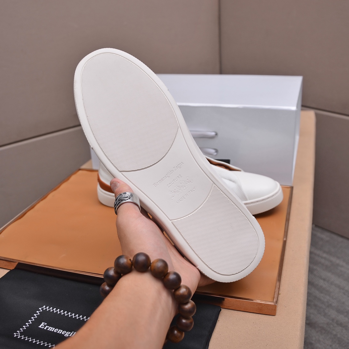 precio de fábrica Calidad de gama alta con el embalaje del contador Marca: Jeni * "Zegna *" zapatos 