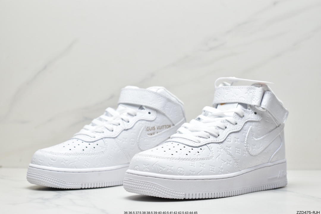 Louis Vuitton Louis Vuitton joint creative custom LV x Nike Air Force 1 Mid LV printed white original last raw cardboard CQ2319-100-Top High Quatity Cheap Sneakers Fashion Clothing Clothes Bags handbags Shoes of all Brand wholesale With The best Quality And Beautiful Price from China Factory Chinese suppliers wholesaler seller Louis Vuitton Louis Vuitton joint creative custom LV x Nike Air Force 1 Mid LV printed white original last raw cardboard CQ2319-100