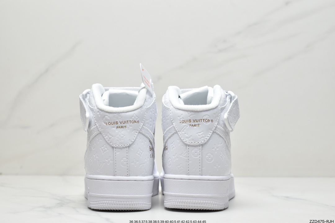 Louis Vuitton Louis Vuitton joint creative custom LV x Nike Air Force 1 Mid LV printed white original last raw cardboard CQ2319-100-Top High Quatity Cheap Sneakers Fashion Clothing Clothes Bags handbags Shoes of all Brand wholesale With The best Quality And Beautiful Price from China Factory Chinese suppliers wholesaler seller Louis Vuitton Louis Vuitton joint creative custom LV x Nike Air Force 1 Mid LV printed white original last raw cardboard CQ2319-100