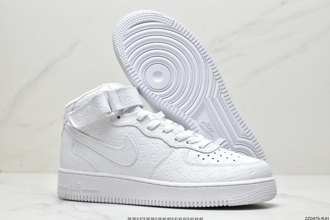 Louis Vuitton Louis Vuitton joint creative custom LV x Nike Air Force 1 Mid LV printed white original last raw cardboard CQ2319-100-Top High Quatity Cheap Sneakers Fashion Clothing Clothes Bags handbags Shoes of all Brand wholesale With The best Quality And Beautiful Price from China Factory Chinese suppliers wholesaler seller Louis Vuitton Louis Vuitton joint creative custom LV x Nike Air Force 1 Mid LV printed white original last raw cardboard CQ2319-100