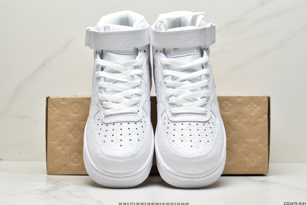 Louis Vuitton Louis Vuitton joint creative custom LV x Nike Air Force 1 Mid LV printed white original last raw cardboard CQ2319-100-Top High Quatity Cheap Sneakers Fashion Clothing Clothes Bags handbags Shoes of all Brand wholesale With The best Quality And Beautiful Price from China Factory Chinese suppliers wholesaler seller Louis Vuitton Louis Vuitton joint creative custom LV x Nike Air Force 1 Mid LV printed white original last raw cardboard CQ2319-100