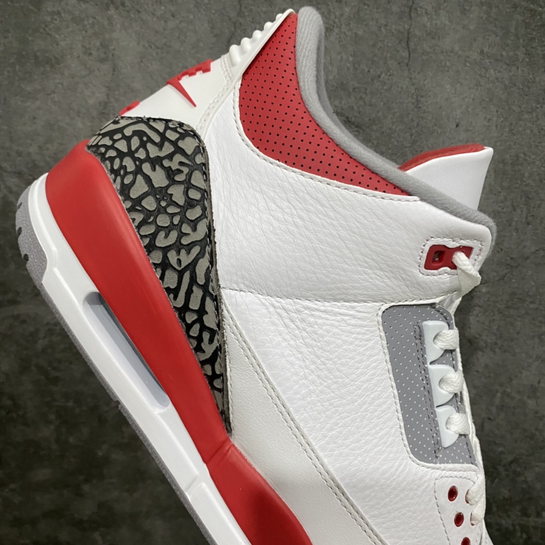 图片[7]-莞产纯原 Air Jordan 3 Retro 白红元年复刻 新白红 原底面 原厂裸鞋级别 极致一眼正品既视感 最大限度还原公司正品 ‼️原鞋原楦头纸板开发 原厂进口皮料打造 货号：DN3707-160 尺码：40-47.5-选品中心