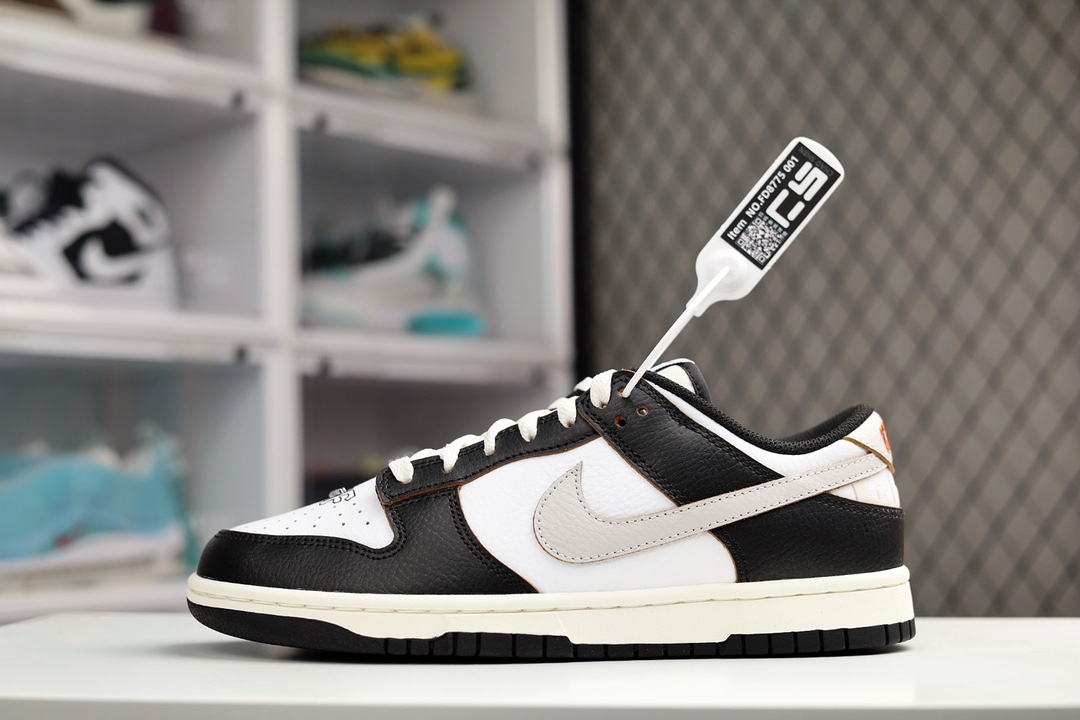 H0 Nike SB Dunk Low 黑白旧金山 刮刮乐纯原大厂出品 顶级版本 极力推荐原装头层材料 独家版型蒸餾加工帶來的是更好的视觉和脚感体验大厂纯原品质出货 清洁度 电绣工艺 皮料切割干净无任何毛边 细节完美官方
