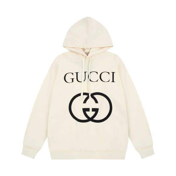 Shop Designer Replica Gucci Clothing Hoodies Apricot Color Black Printing Unisex Fall/Winter Collection Fashion Hooded Top