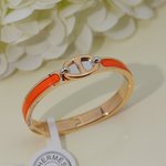 Hermes Jewelry Bracelet Orange
