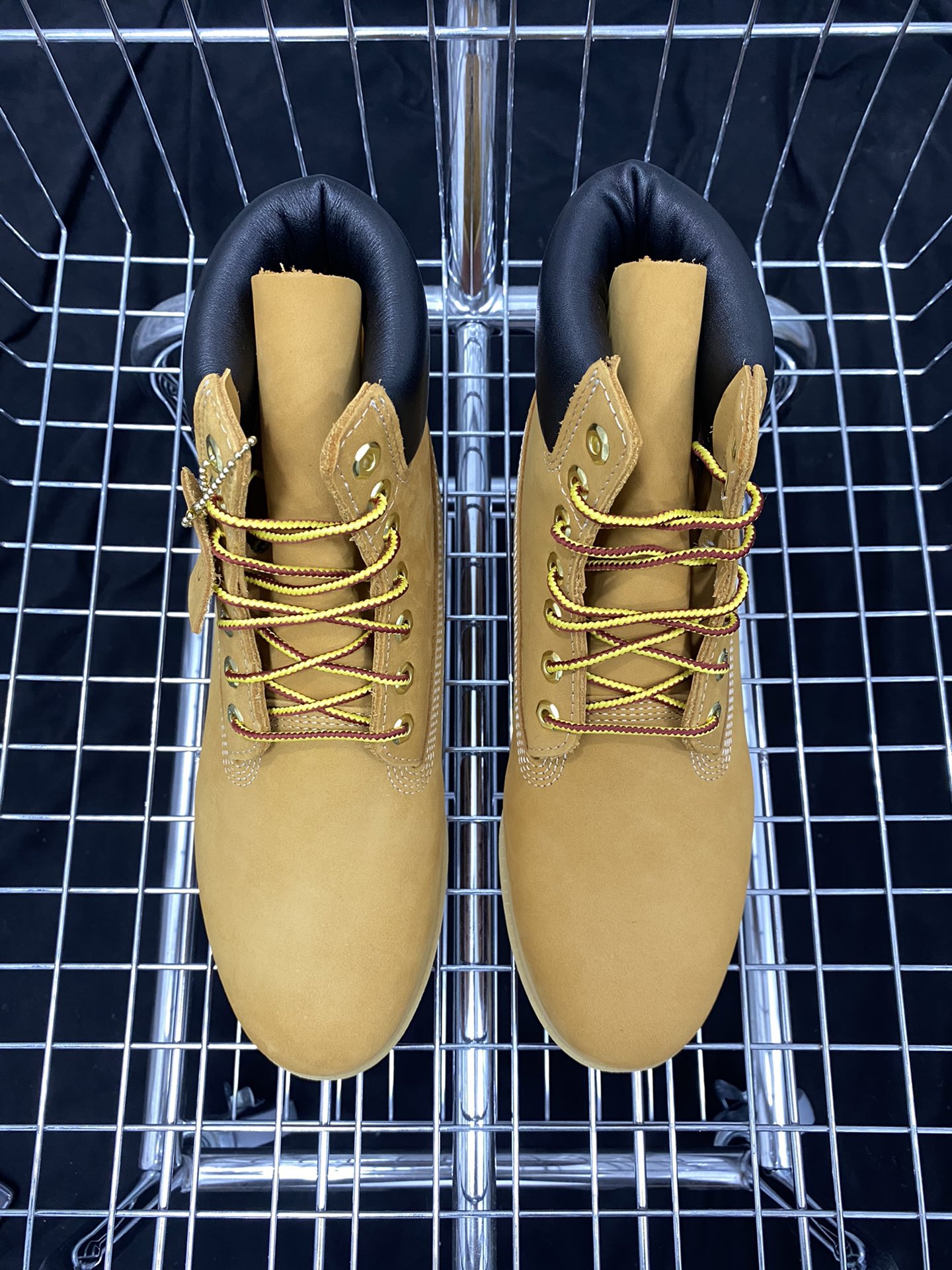 Timberland 6 Inch Leather Boots Timberland Classic Outdoor 6 Inch Rhubarb Boots ”Wheat Yellow Black” TB010061-713