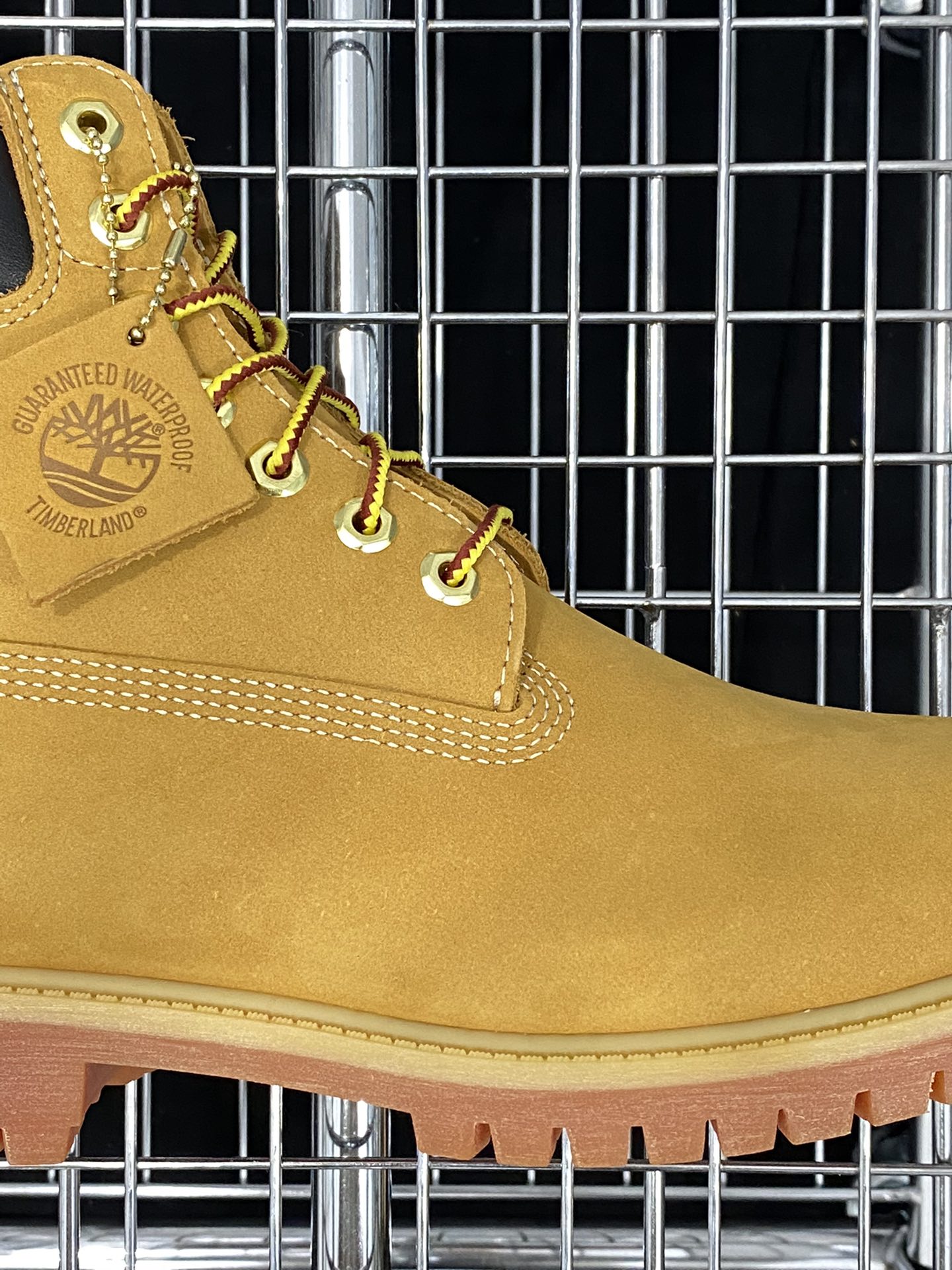 Timberland 6 Inch Leather Boots Timberland Classic Outdoor 6 Inch Rhubarb Boots ”Wheat Yellow Black” TB010061-713