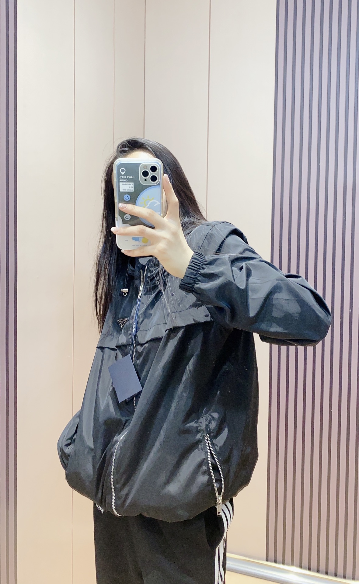 2022Prada 2022FW新款夹克外套🖤最新的再生尼龙环保系列外套