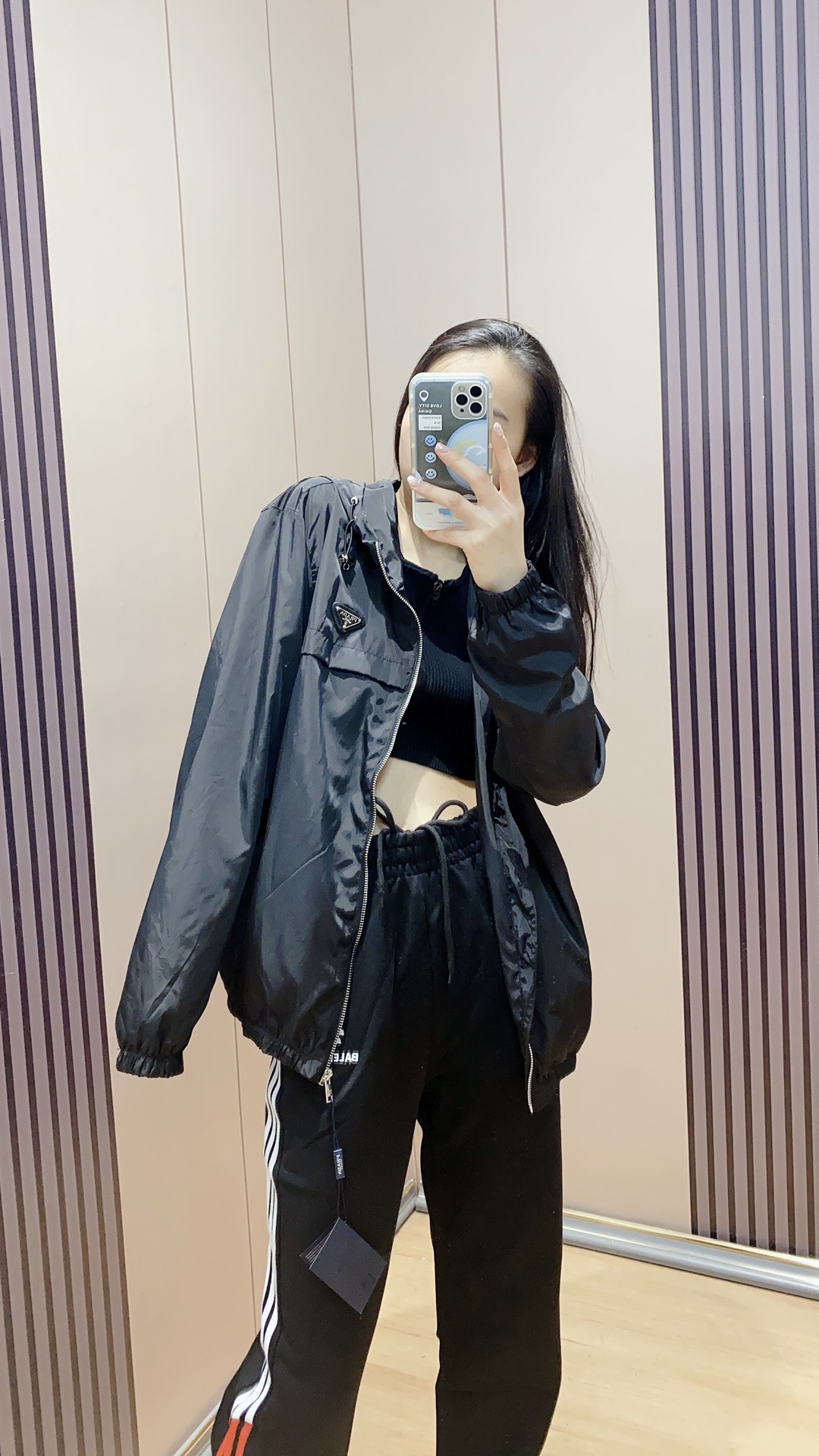 2022Prada 2022FW新款夹克外套🖤最新的再生尼龙环保系列外套