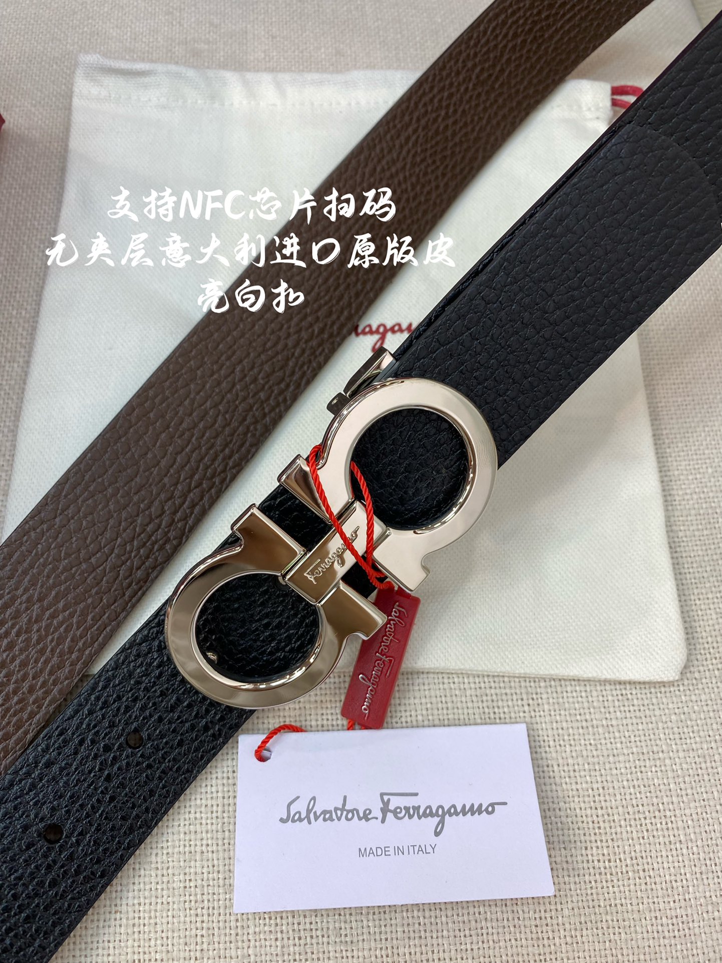 Ferragamo Luxury Designer Handbag Shoulder Crossbody Bag crafted in 3