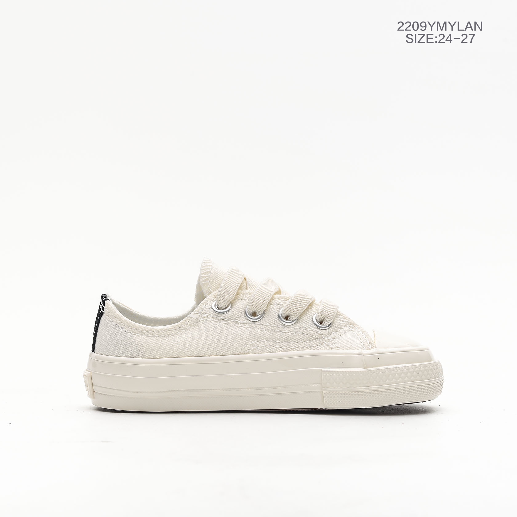 图片[2]-24-27魔术贴款 童鞋 匡威/ PLAY x Converse 匡威川久保玲高帮板鞋 CDG PLAY x Converse 匡威1970S三星标 川久保玲联名款帆布鞋。保留着Converse的固有传统风格，橡胶底耐磨有弹性，鞋底的纹路又有起到防滑的作用，鞋底侧边条纹和清晰的装饰纹路，传承了经典尺码：货号：150207C 尺码：24-27-选品中心