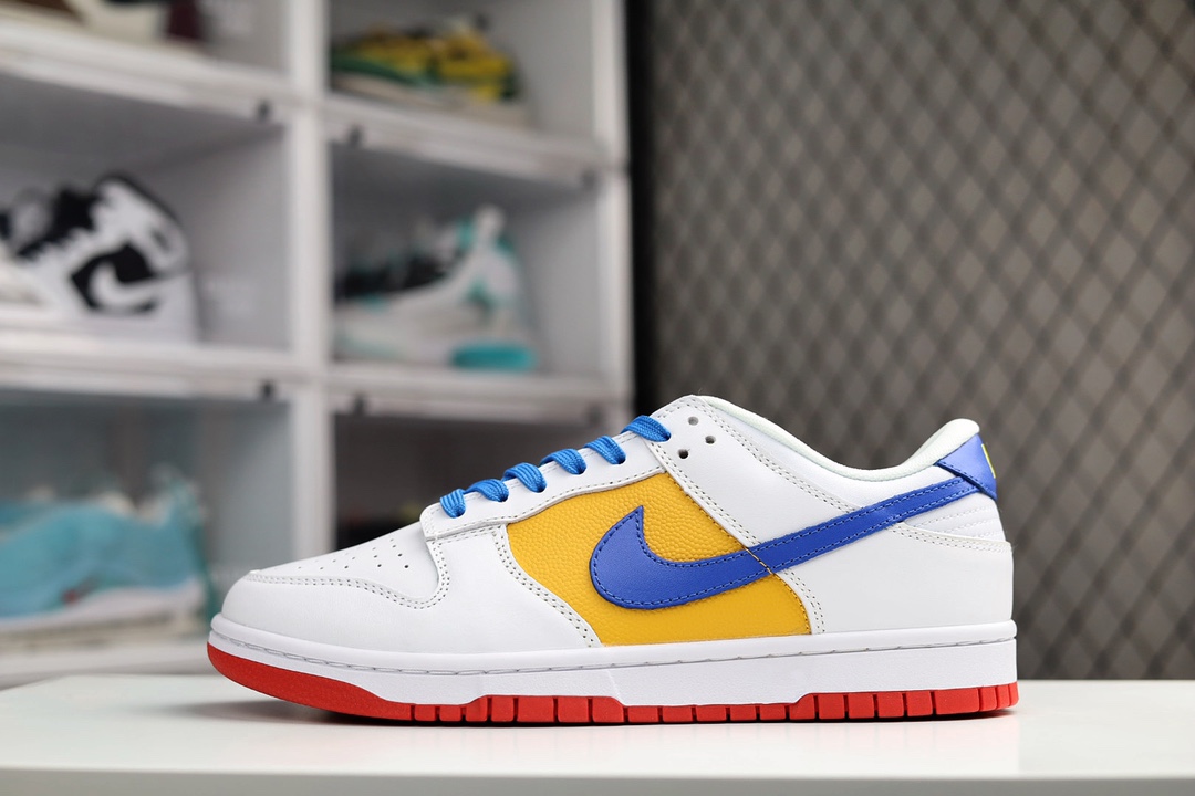 H0 公司级 新配色Nike SB Dunk Low ‘’ 潮流复古休闲板鞋 白蓝黄