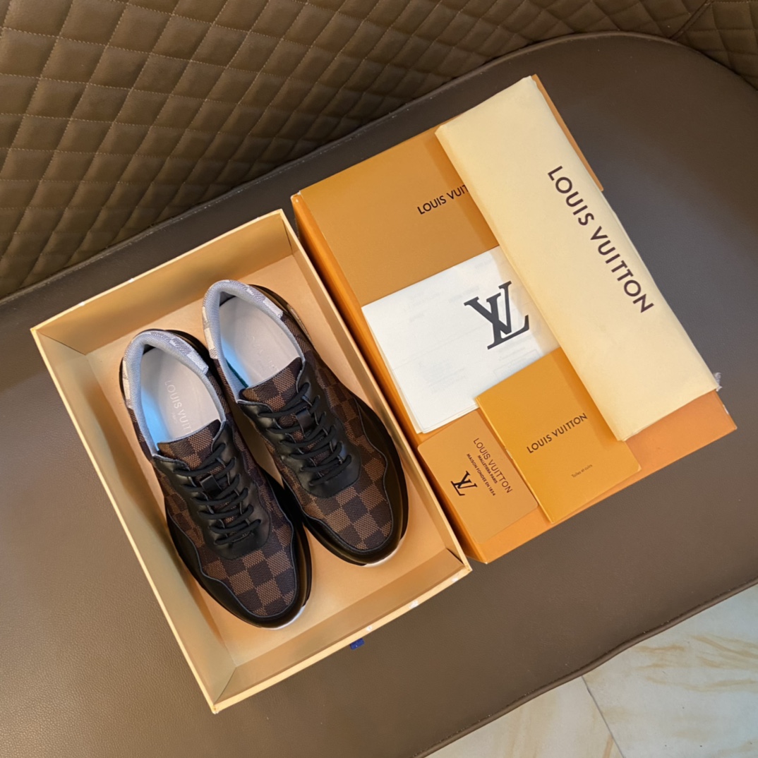 Louis Vuitton Sneaker Scarpe Casual 2024 repliche di lusso
 Nero Blu Uomini Pelle bovina pecora Casual