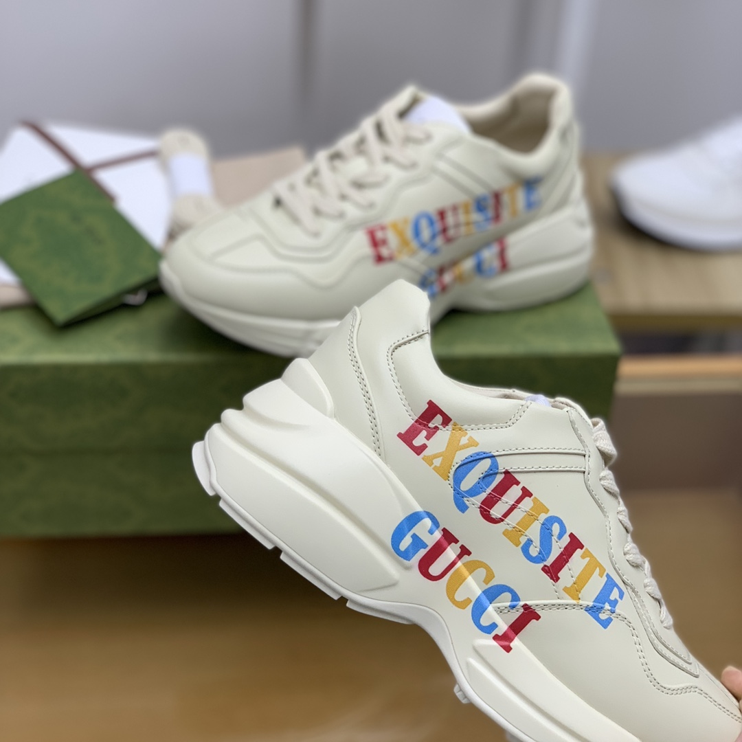 Gucci古驰   新款G家复古老爹鞋休闲运动鞋