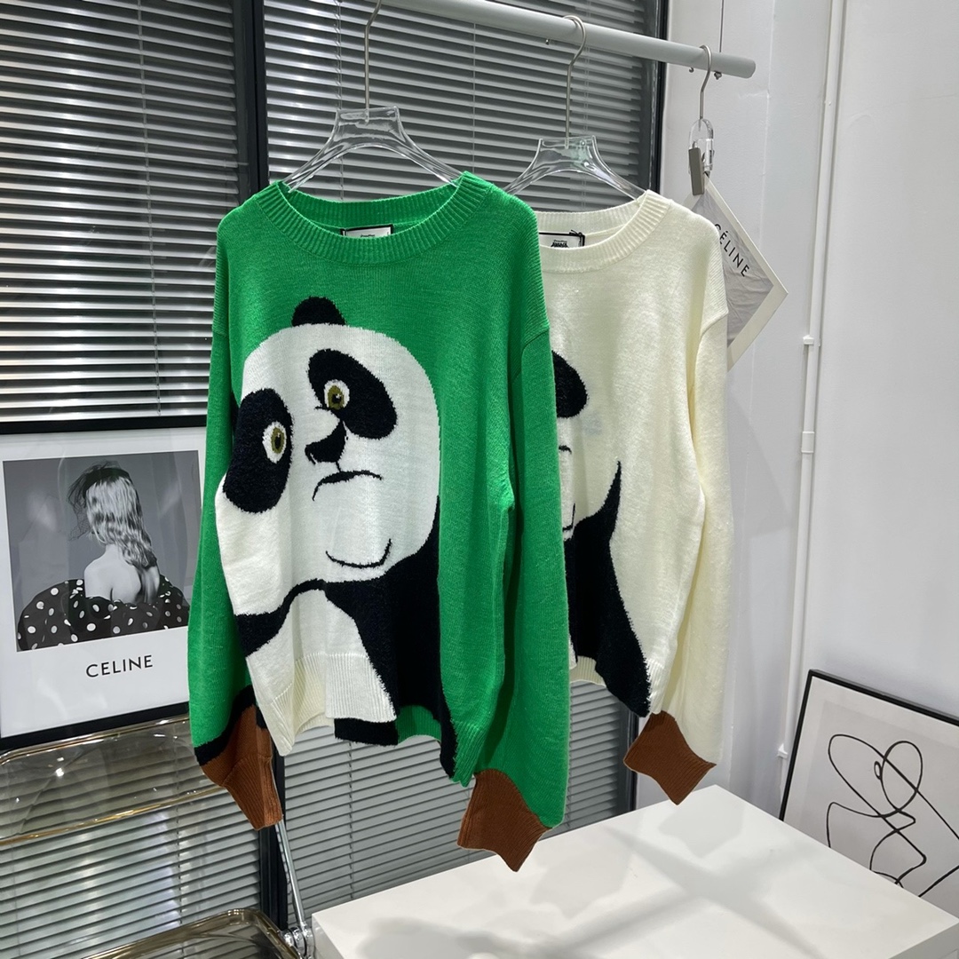 2022ED功夫熊猫针织衫毛衣
