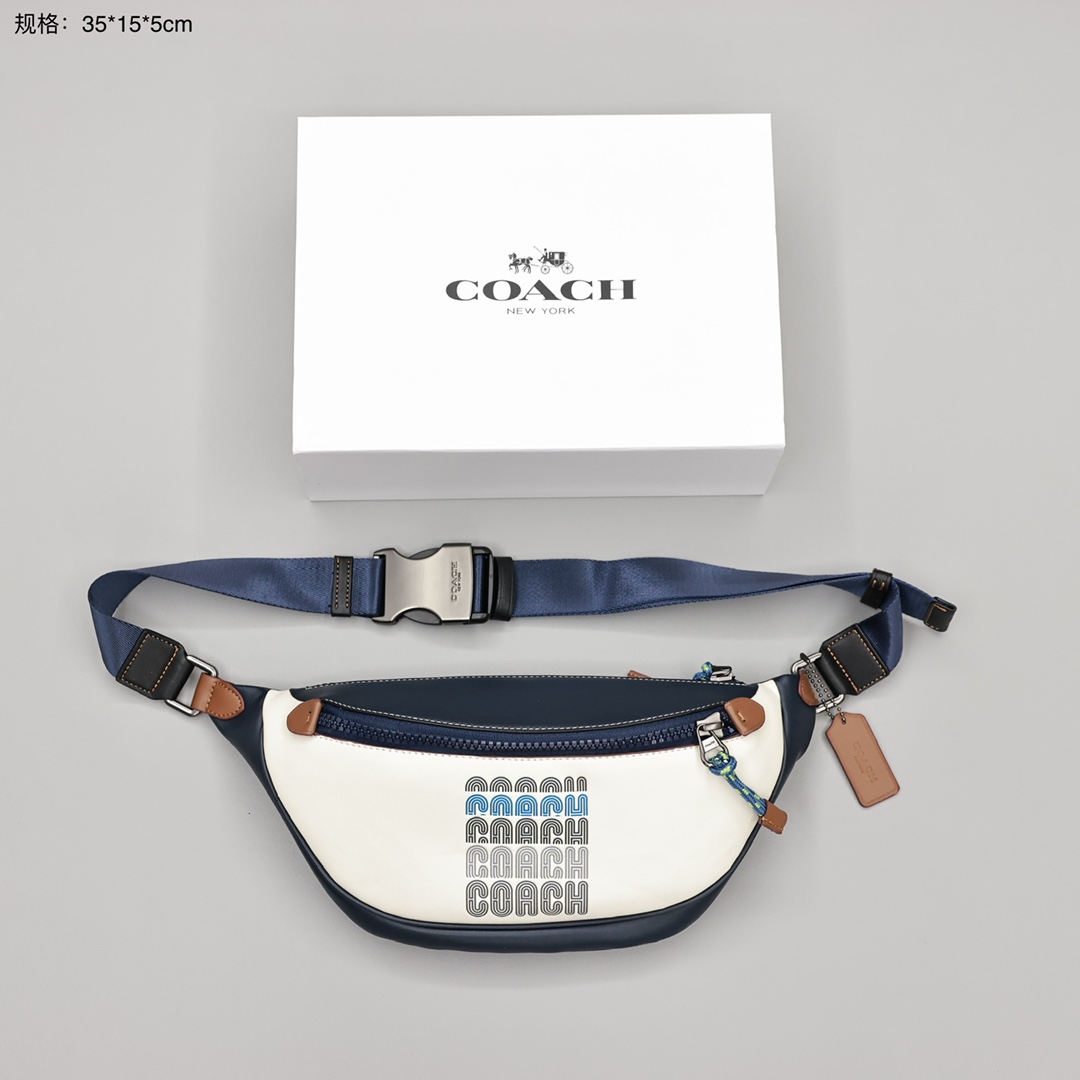 蔻驰男士腰包/胸包💰230 原单品质
深受年轻人的爱戴,日常出行戴个腰包在身上方便放一些琐碎但日常需要的物品,既时尚又方便。
规格:35*15*5cm