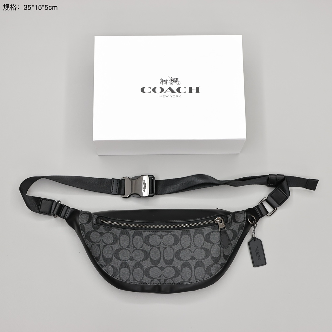 蔻驰男士腰包/胸包💰230 原单品质
深受年轻人的爱戴,日常出行戴个腰包在身上方便放一些琐碎但日常需要的物品,既时尚又方便。
规格:35*15*5cm