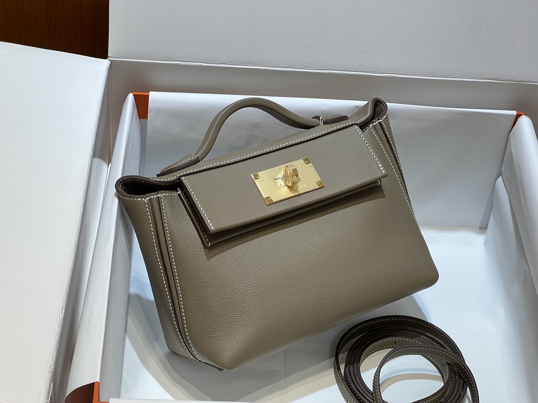Elegant Mini 24/24 Leather Shoulder Bag, Top Handle Crossbody Bag 2 i1663488127 6444 0