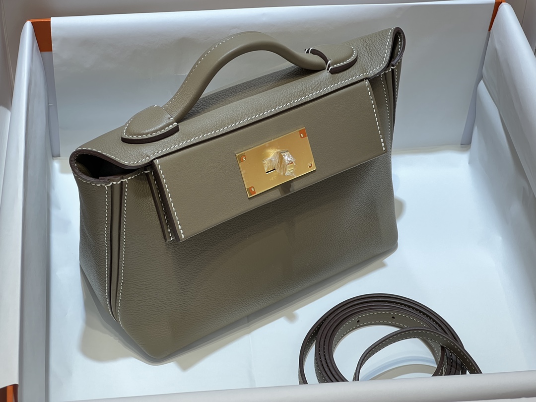 Elegant Mini 24/24 Leather Shoulder Bag, Top Handle Crossbody Bag 4 i1663488127 7368 2