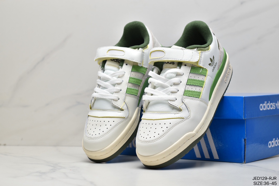 Adidas Clover Originals Forum 84 Low Roman Series Velcro Low Help GW8725