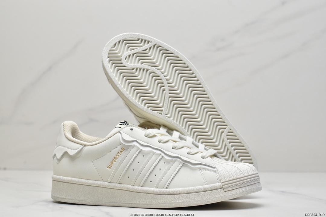 Adidas Originals Superstar ”Milk White/Lace” shell head series GW4441