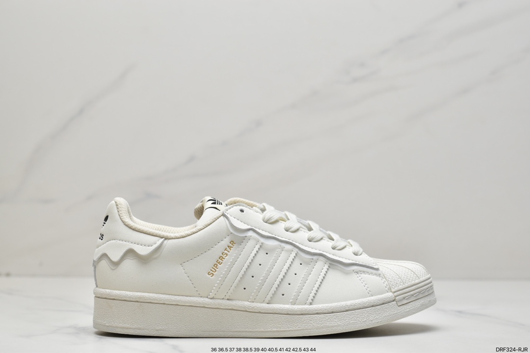 Adidas Originals Superstar ”Milk White/Lace” shell head series GW4441