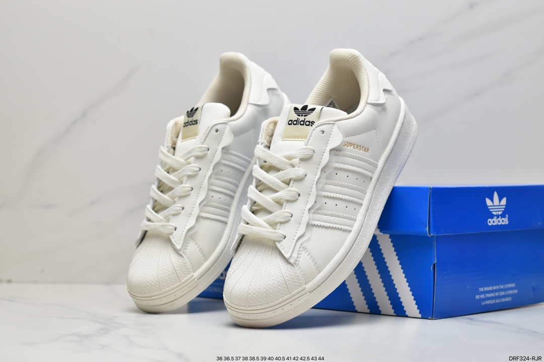 Adidas Originals Superstar ”Milk White/Lace” shell head series GW4441