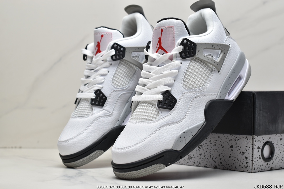 NK Air Jordan 4 Retro OG ”White/Cement” AJ4 generation middle help retro casual sports culture basketball shoes 840606-192-Top High Quatity Cheap Sneakers Fashion Clothing Clothes Bags handbags Shoes of all Brand wholesale With The best Quality And Beautiful Price from China Factory Chinese suppliers wholesaler seller NK Air Jordan 4 Retro OG ”White/Cement” AJ4 generation middle help retro casual sports culture basketball shoes 840606-192