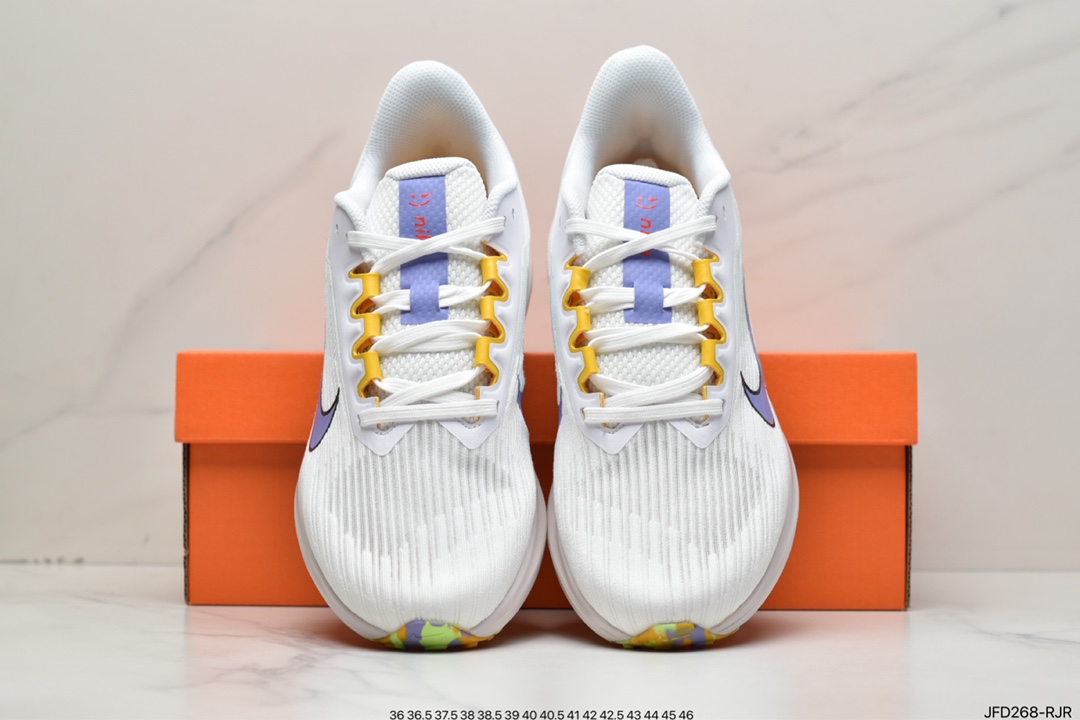 Nike Air Zoom Winflo V9 Moon Mesh Breathable Professional Running Shoes DR8802-100