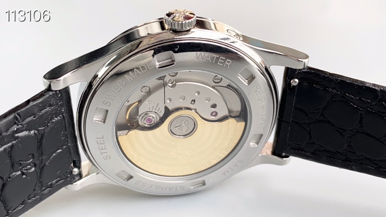 百达 翡丽Patek Philippe 复杂系列六针男表原装进口9100星期月份月相动能功能机芯机械表