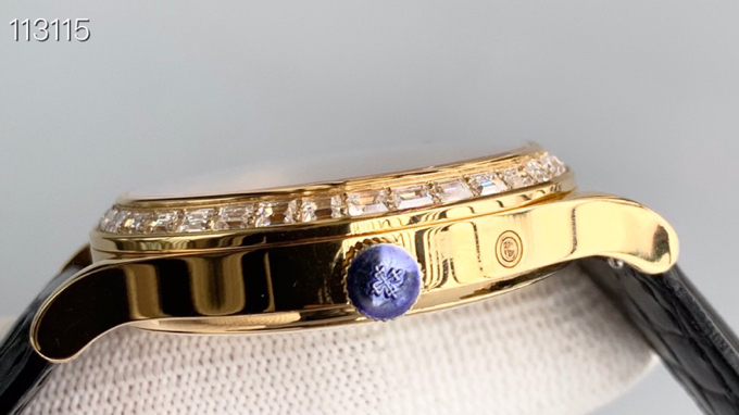 百达 翡丽Patek Philippe 复杂系列六针男表原装进口9100星期月份月相动能功能机芯机械表