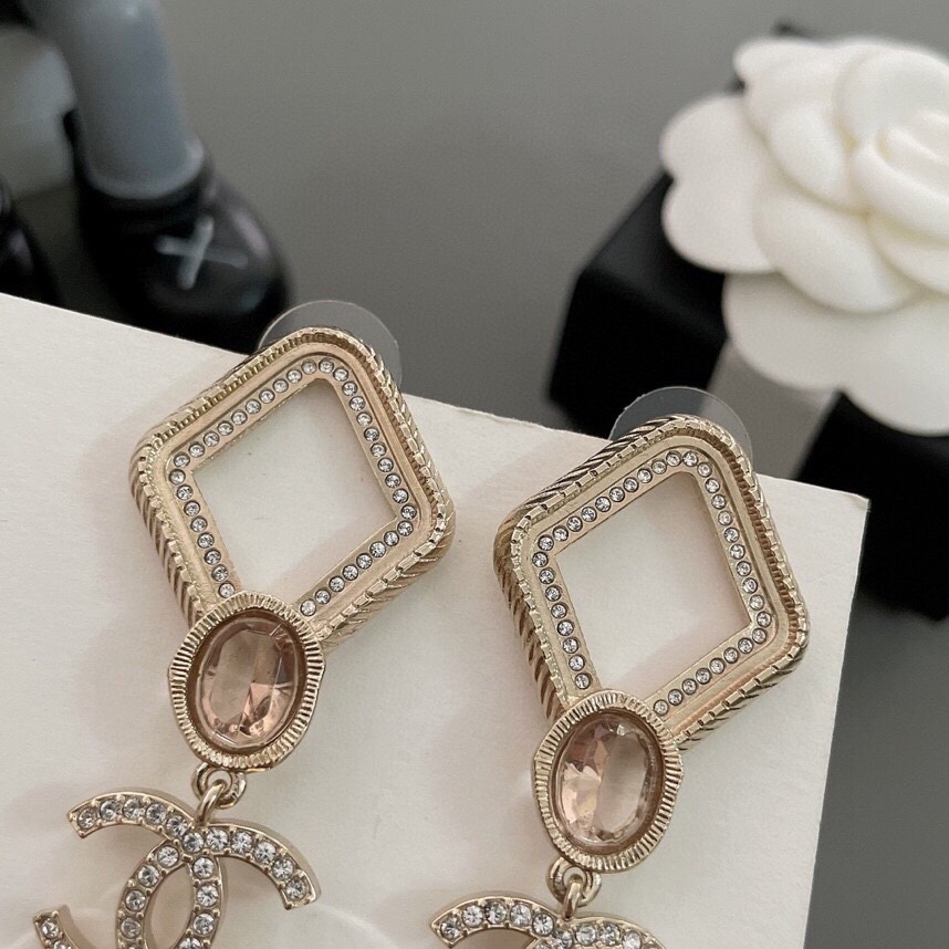 Rhombus Crystal Earrings - Jewelry 4