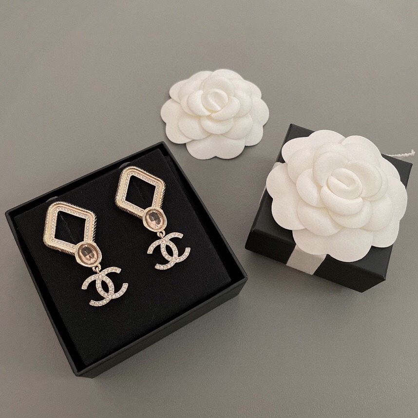 Rhombus Crystal Earrings - Jewelry 2