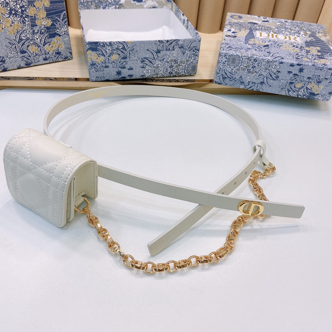 DIOR迪奥1.5Cm宽腰带以经典优