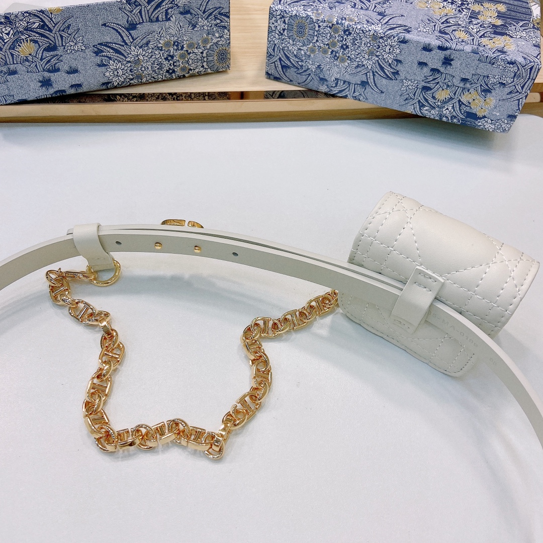 DIOR迪奥1.5Cm宽腰带以经典优