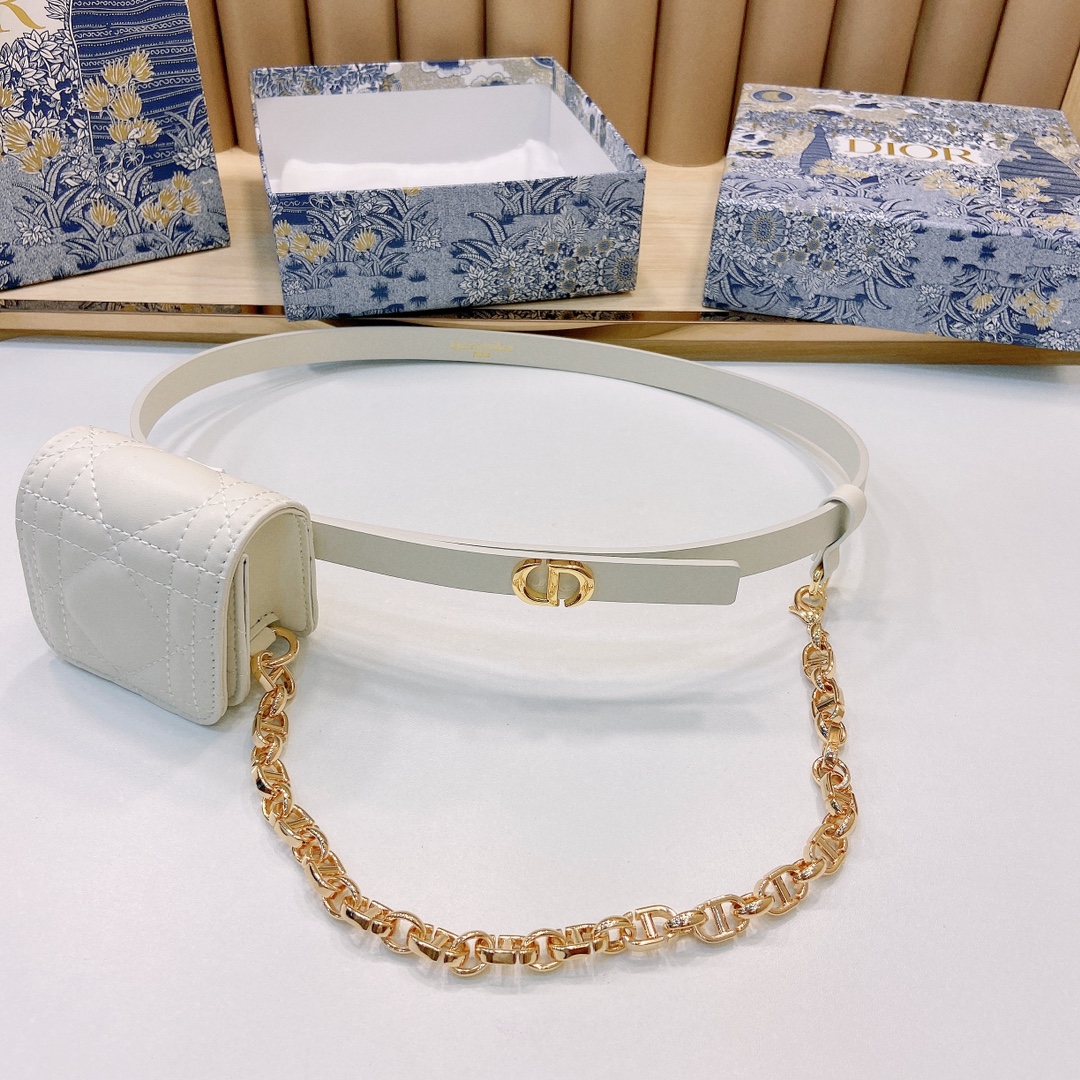 DIOR迪奥1.5Cm宽腰带以经典优