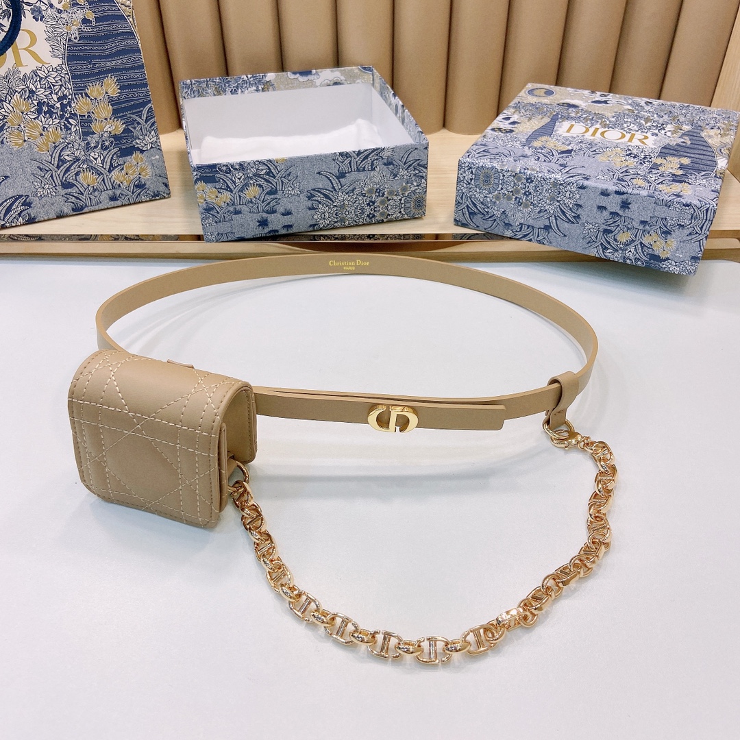 DIOR迪奥1.5Cm宽腰带以经典优