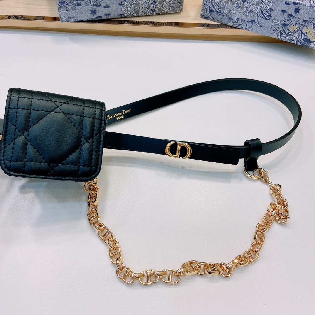 DIOR迪奥1.5Cm宽腰带以经典优