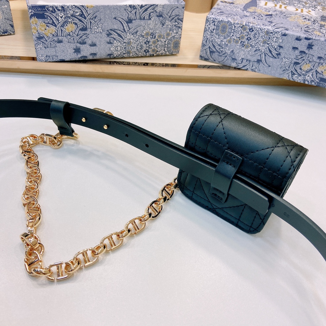 DIOR迪奥1.5Cm宽腰带以经典优