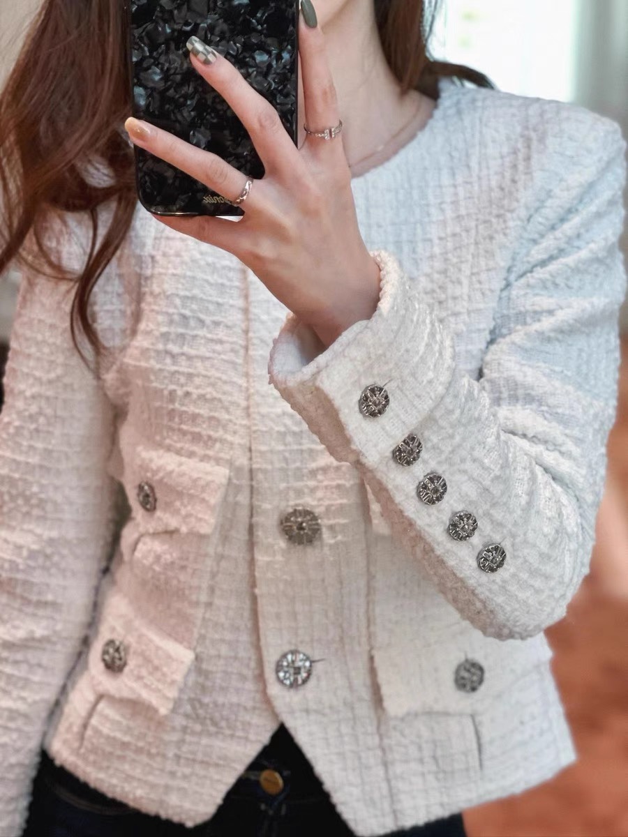 2022Chanel 22SS🖤高级手工坊系列 香奈儿粗花呢西装外套