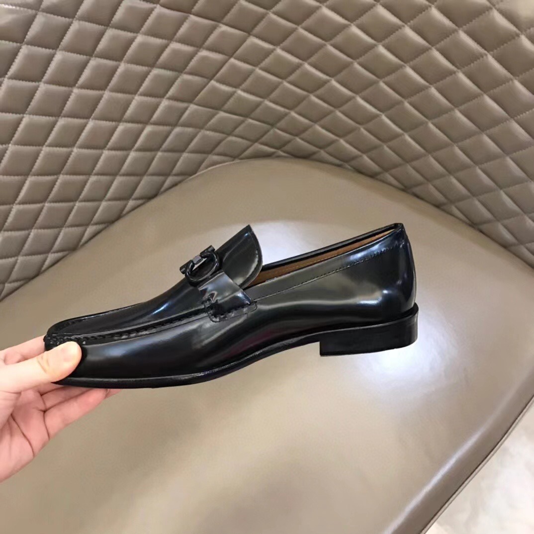Ferragamo Style Leather Men's Shoes Men's Shoes Men's Shoes detail image 8 from source 783398