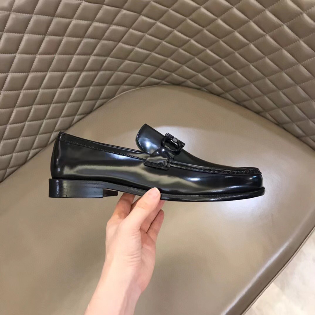 Ferragamo Style Leather Men's Shoes Men's Shoes Men's Shoes detail image 6 from source 783398