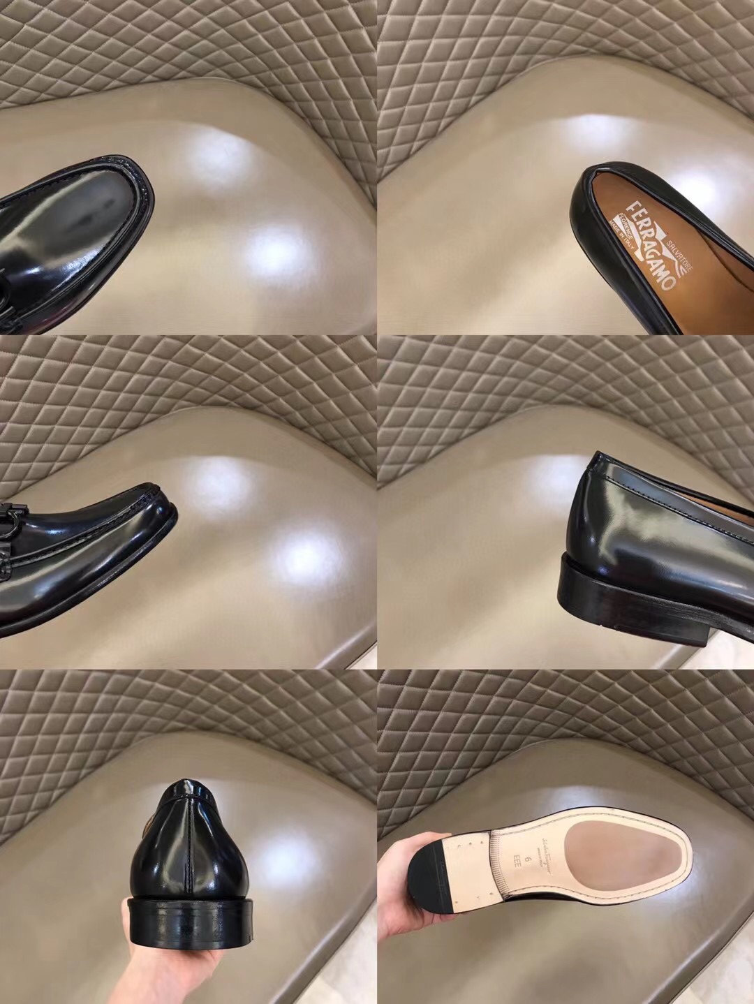 Ferragamo Style Leather Men's Shoes Men's Shoes Men's Shoes detail image 9 from source 783398