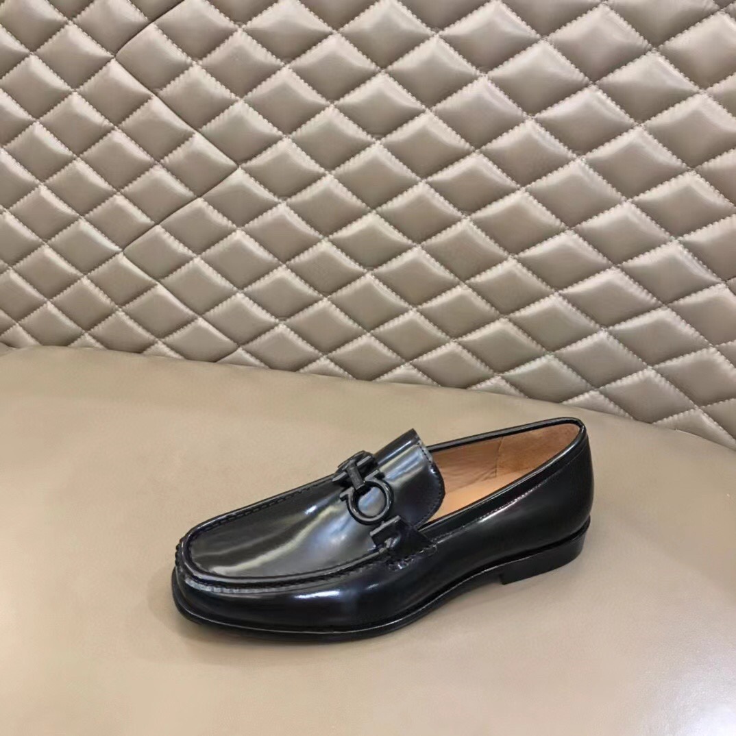Ferragamo Style Leather Men's Shoes Men's Shoes Men's Shoes detail image 5 from source 783398