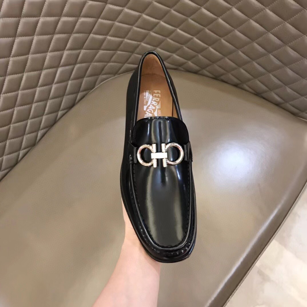 Ferragamo Style Leather Men's Shoes Men's Shoes Men's Shoes detail image 7 from source 783399
