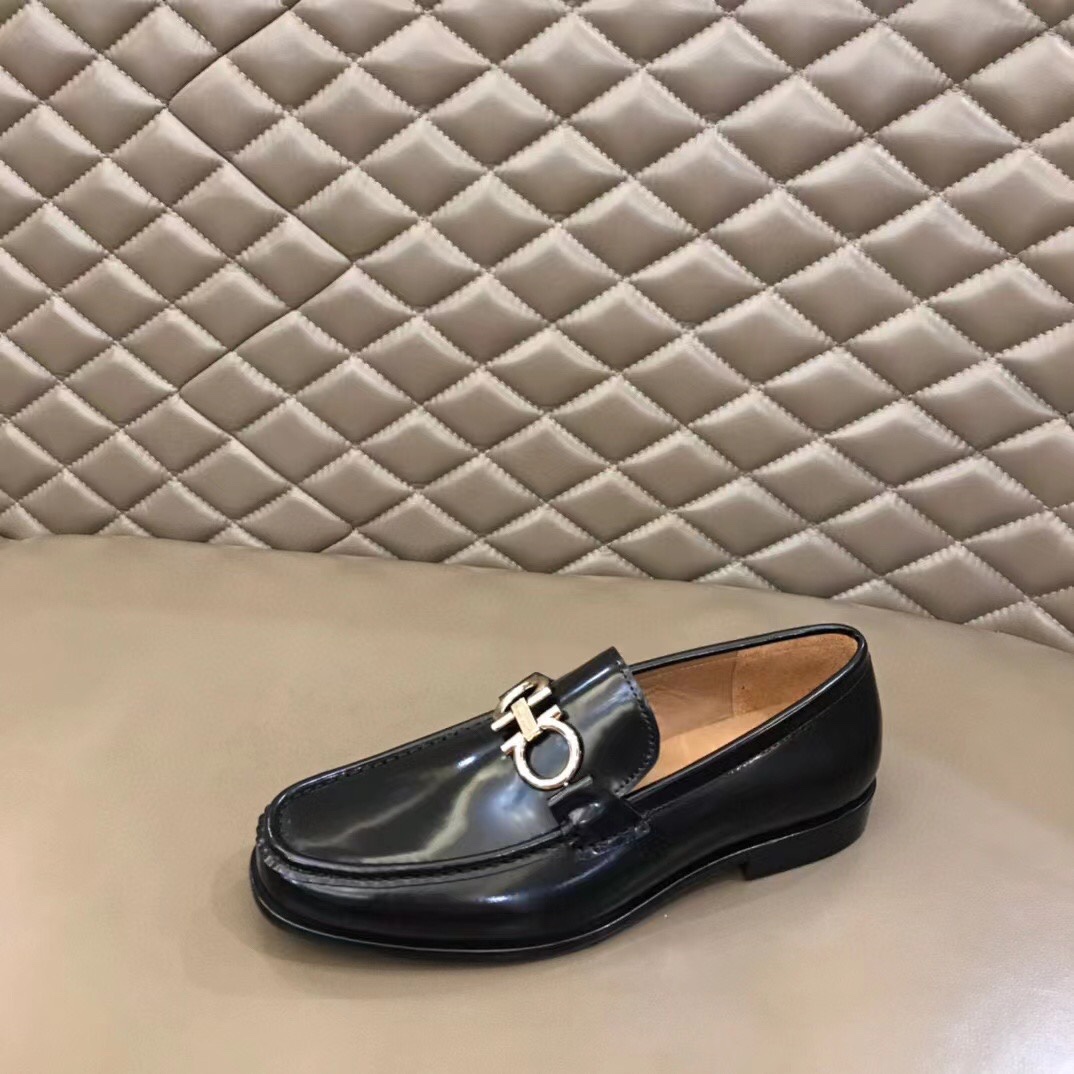 Ferragamo Style Leather Men's Shoes Men's Shoes Men's Shoes detail image 5 from source 783399
