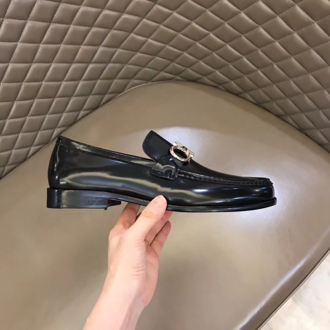 Ferragamo Style Leather Men's Shoes Men's Shoes Men's Shoes detail image 6 from source 783399