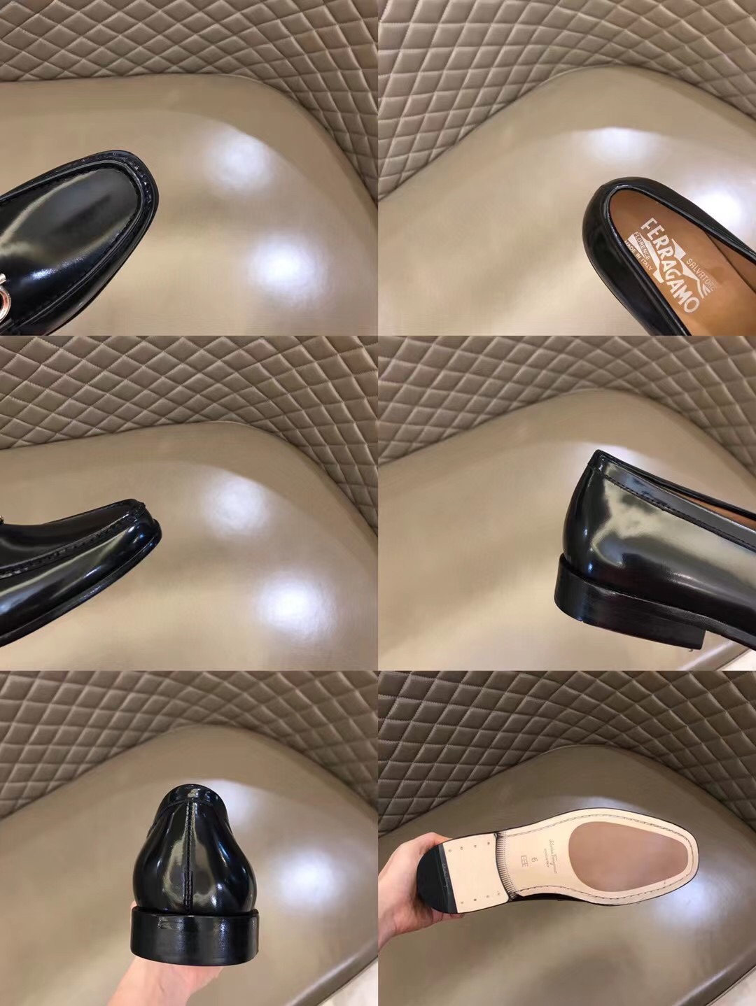Ferragamo Style Leather Men's Shoes Men's Shoes Men's Shoes detail image 9 from source 783399