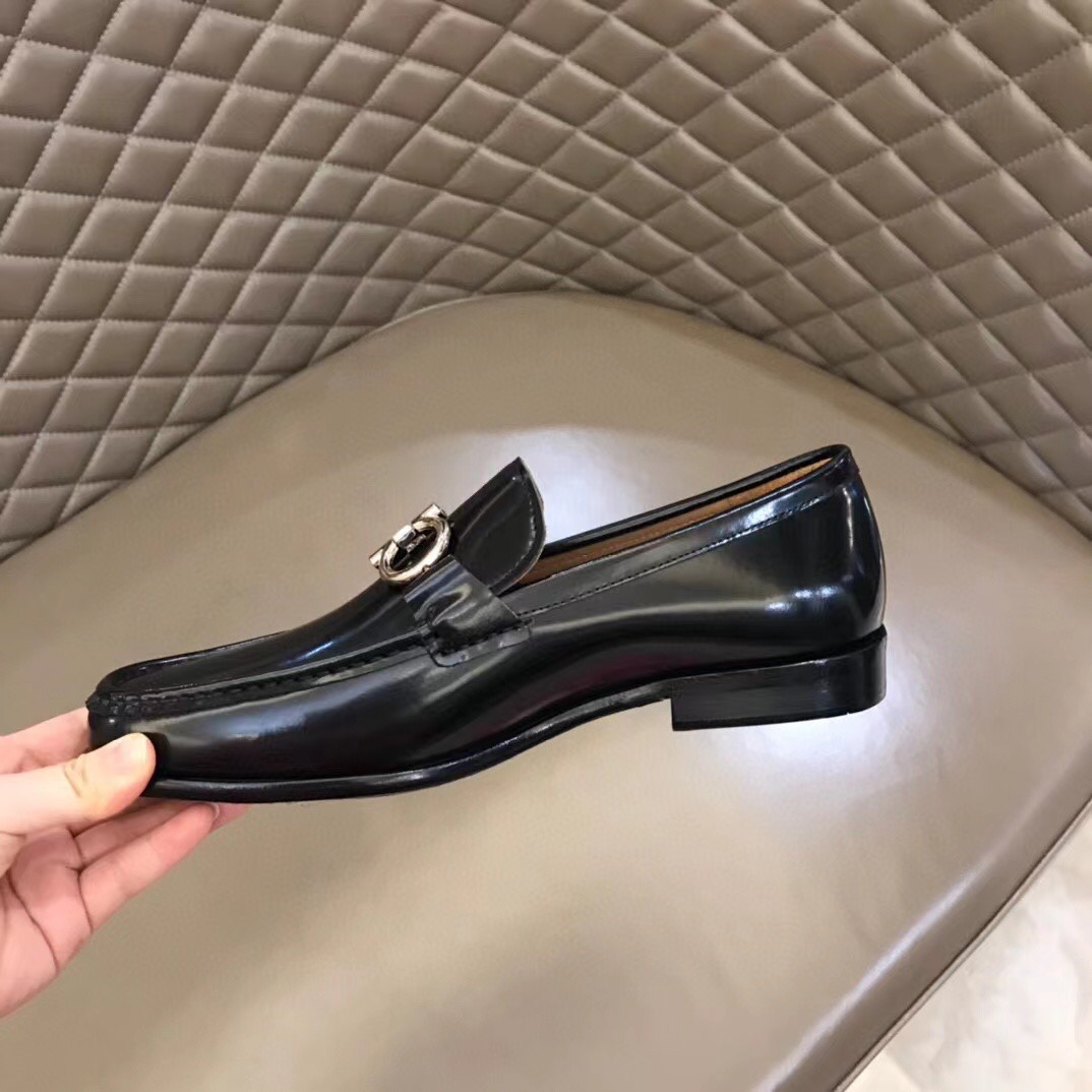 Ferragamo Style Leather Men's Shoes Men's Shoes Men's Shoes detail image 8 from source 783399