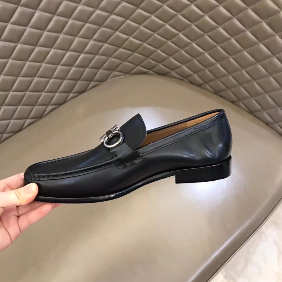 Ferragamo Style Leather Men's Shoes Men's Shoes Men's Shoes detail image 8 from source 783400